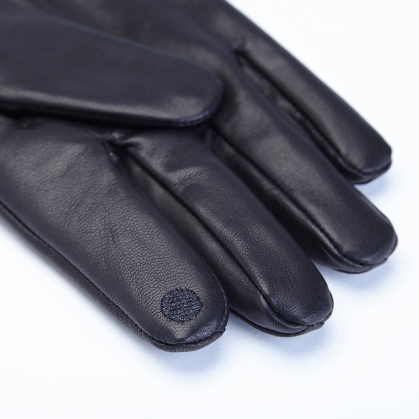 TOUCHSCREEN GLOVES IN BLACK LAMBSKIN 462261