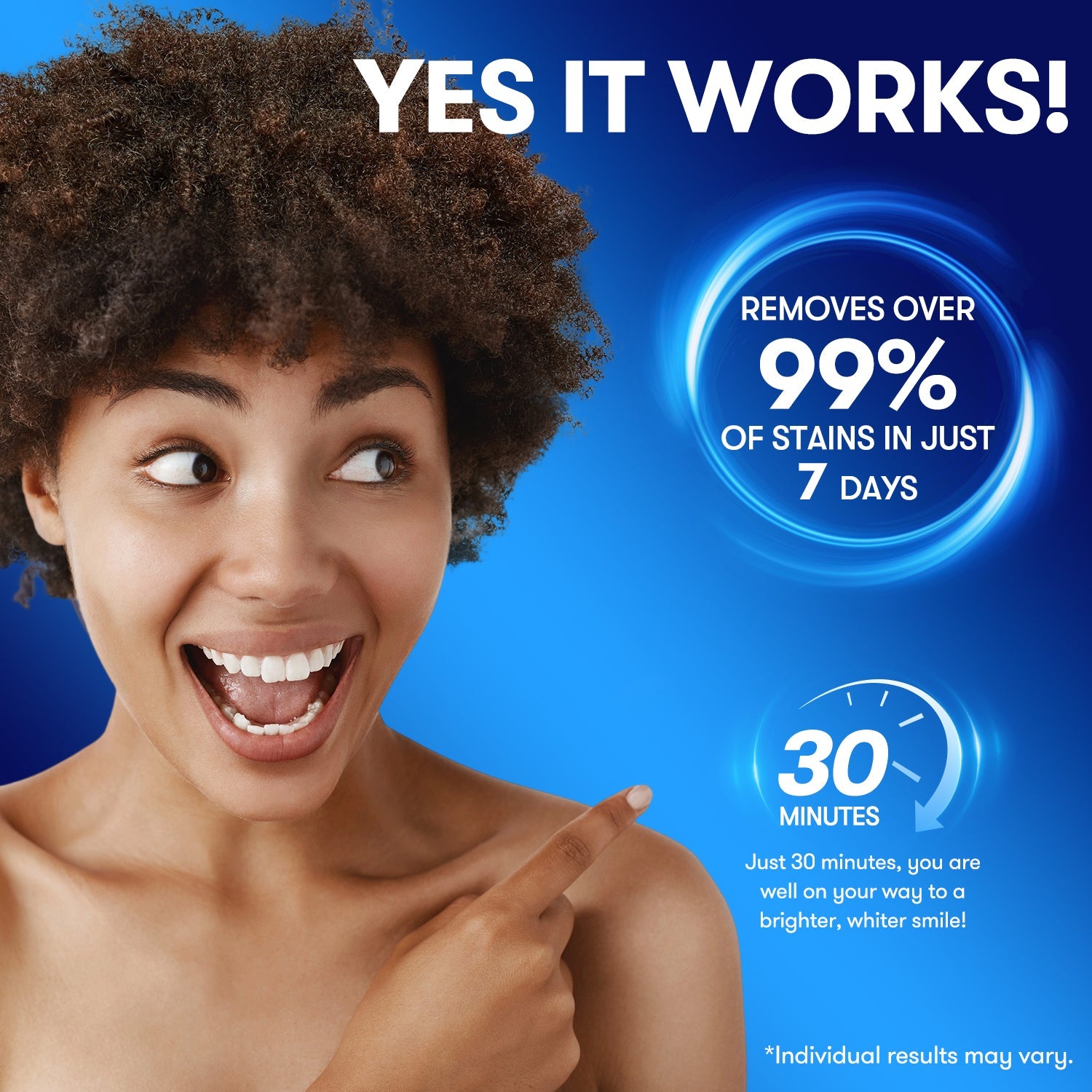 Teeth Whitening Strips with Natural Ingredients