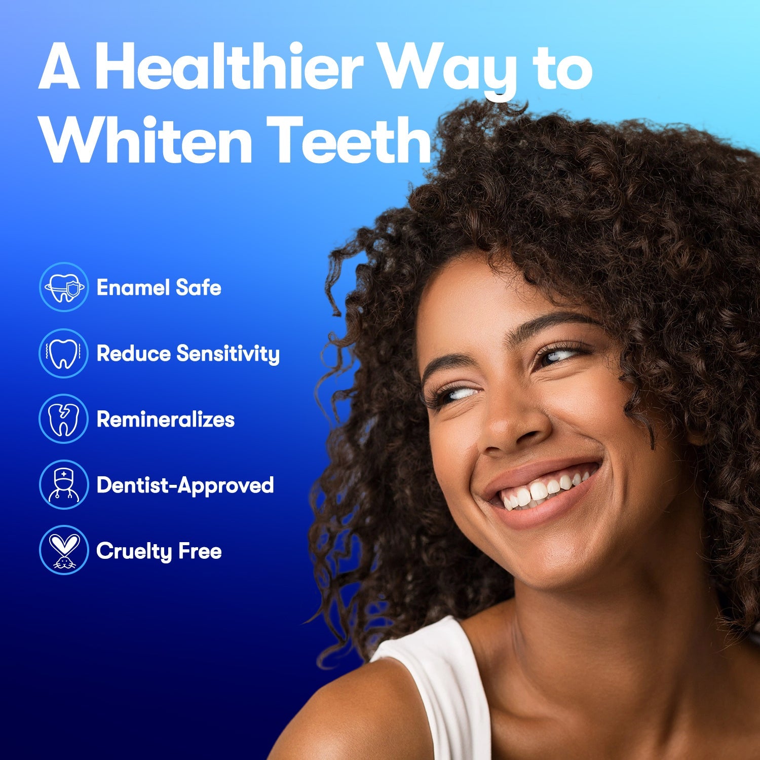 Teeth Whitening Strips with Natural Ingredients