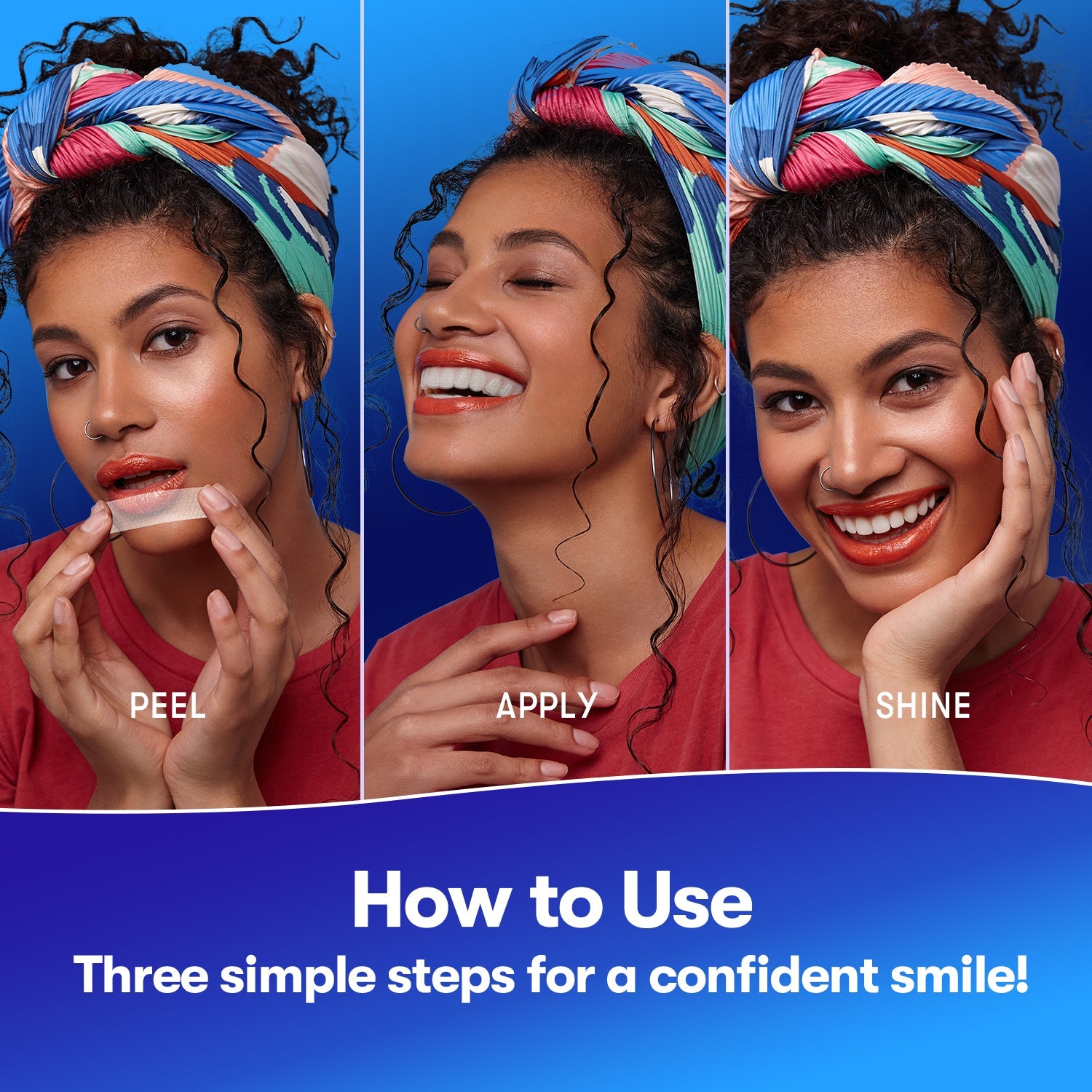 Teeth Whitening Strips with Natural Ingredients