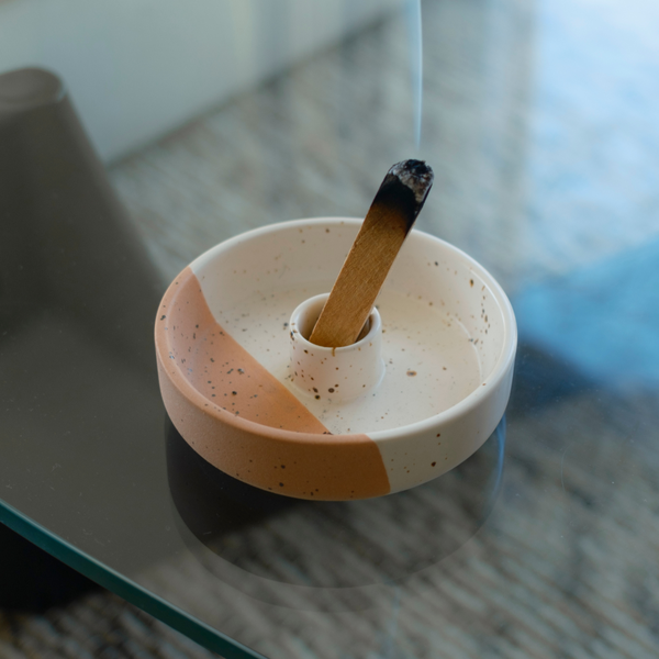 Palo Santo Incense Sticks and Terracotta Holder