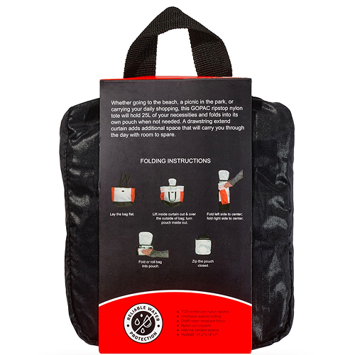 The Boat Tote in Flat Black