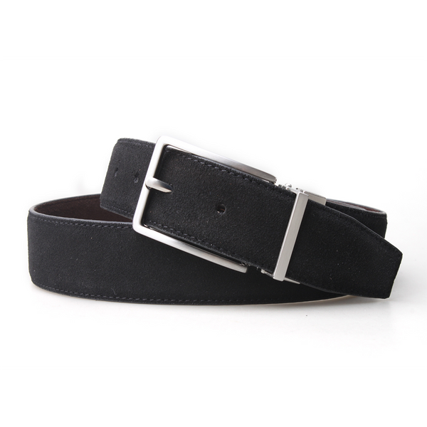 Miles Reversible Suede Leather Belt – GQ Box