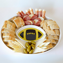 Jeanne Fitz Olive Oil & Balsamic Vinegar Dipping Platter - Football