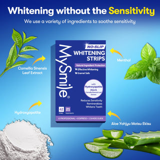 Teeth Whitening Strips with Natural Ingredients