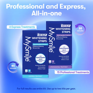 Teeth Whitening Strips with Natural Ingredients
