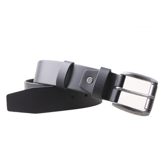 Nick Buffalo Leather Belt in Black
