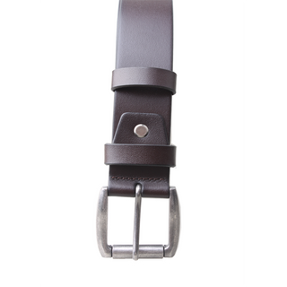 Nick Buffalo Leather Belt in Brown