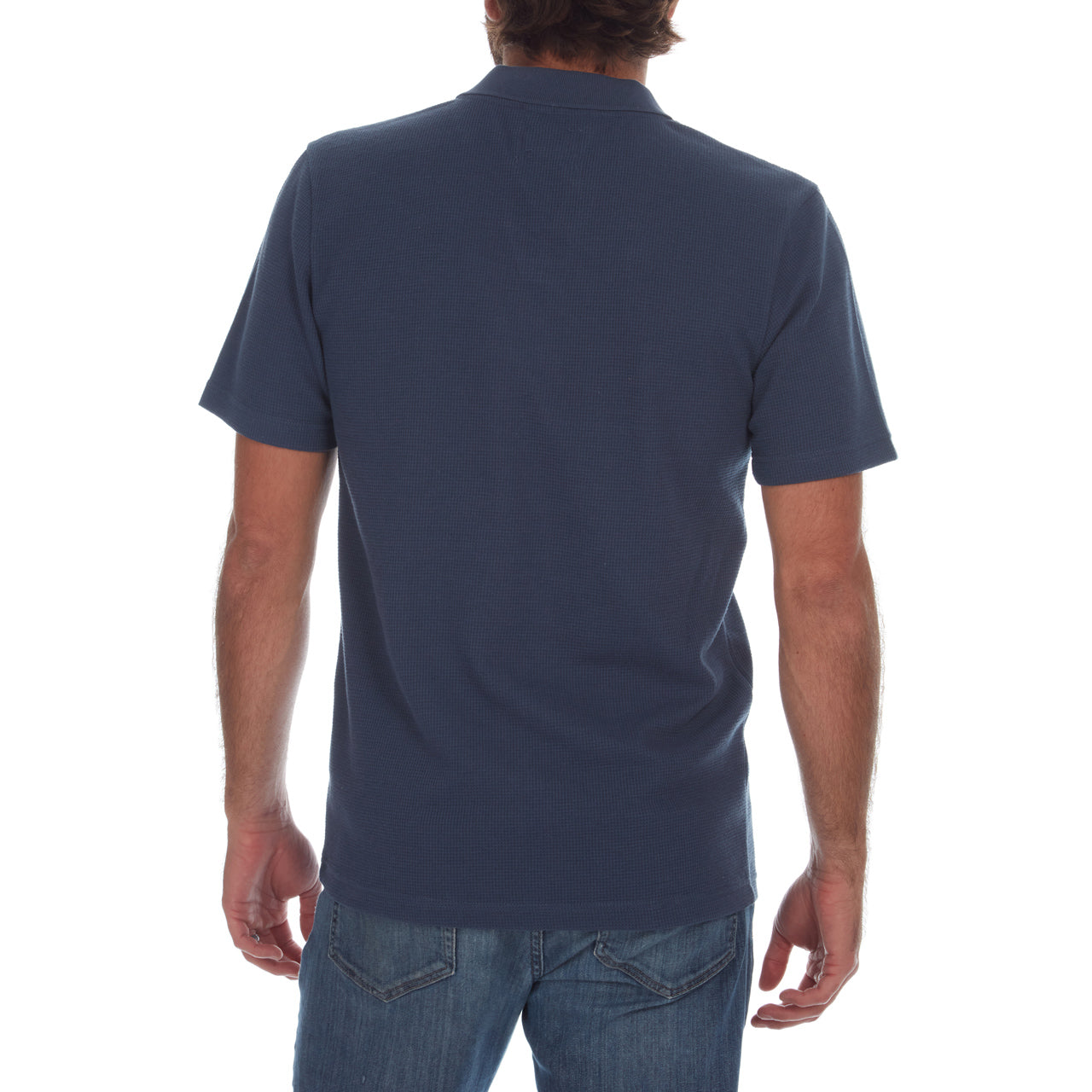 Johnny Collar Polo in Navy
