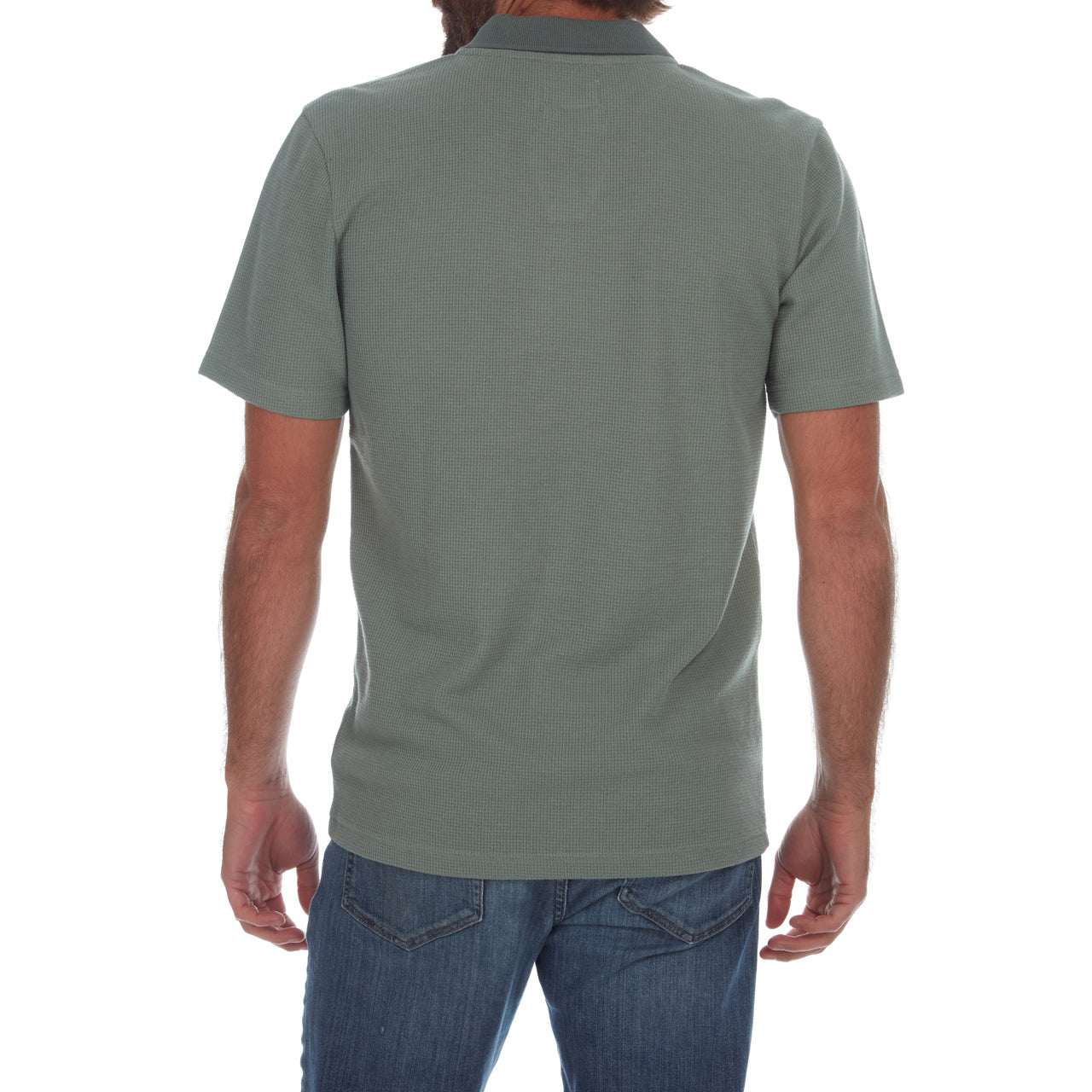 Johnny Collar Polo in Seafoam