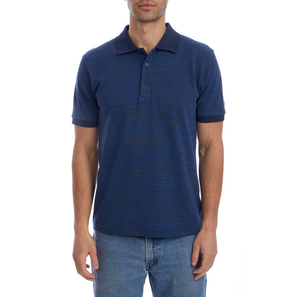 Owen Jacquard Polo - L