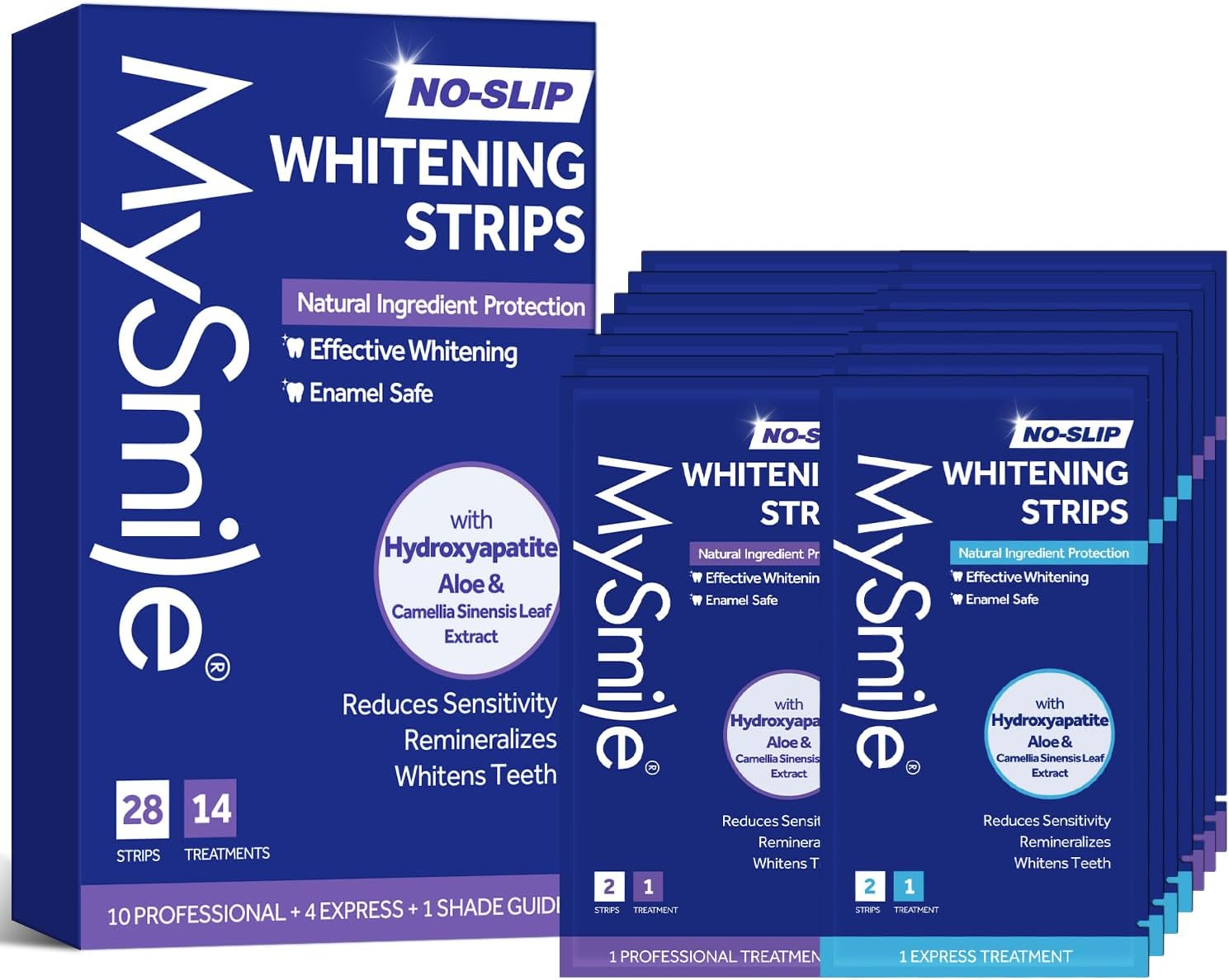 Teeth Whitening Strips with Natural Ingredients