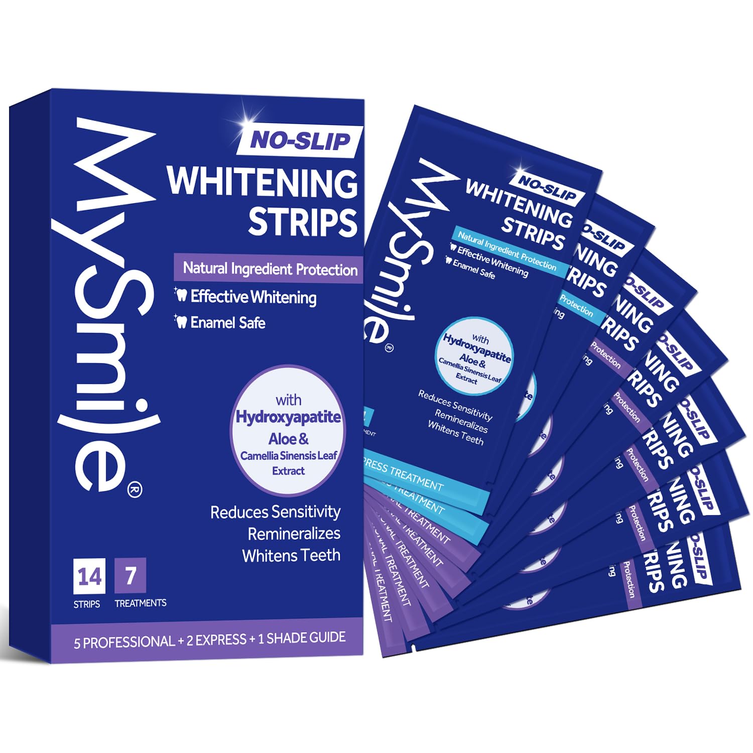 Teeth Whitening Strips with Natural Ingredients