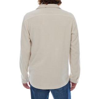 Caleb Soft Shacket in Almond Milk