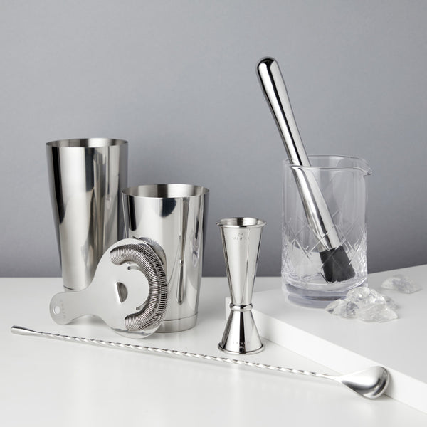 7-Piece Stainless Steel Barware Set