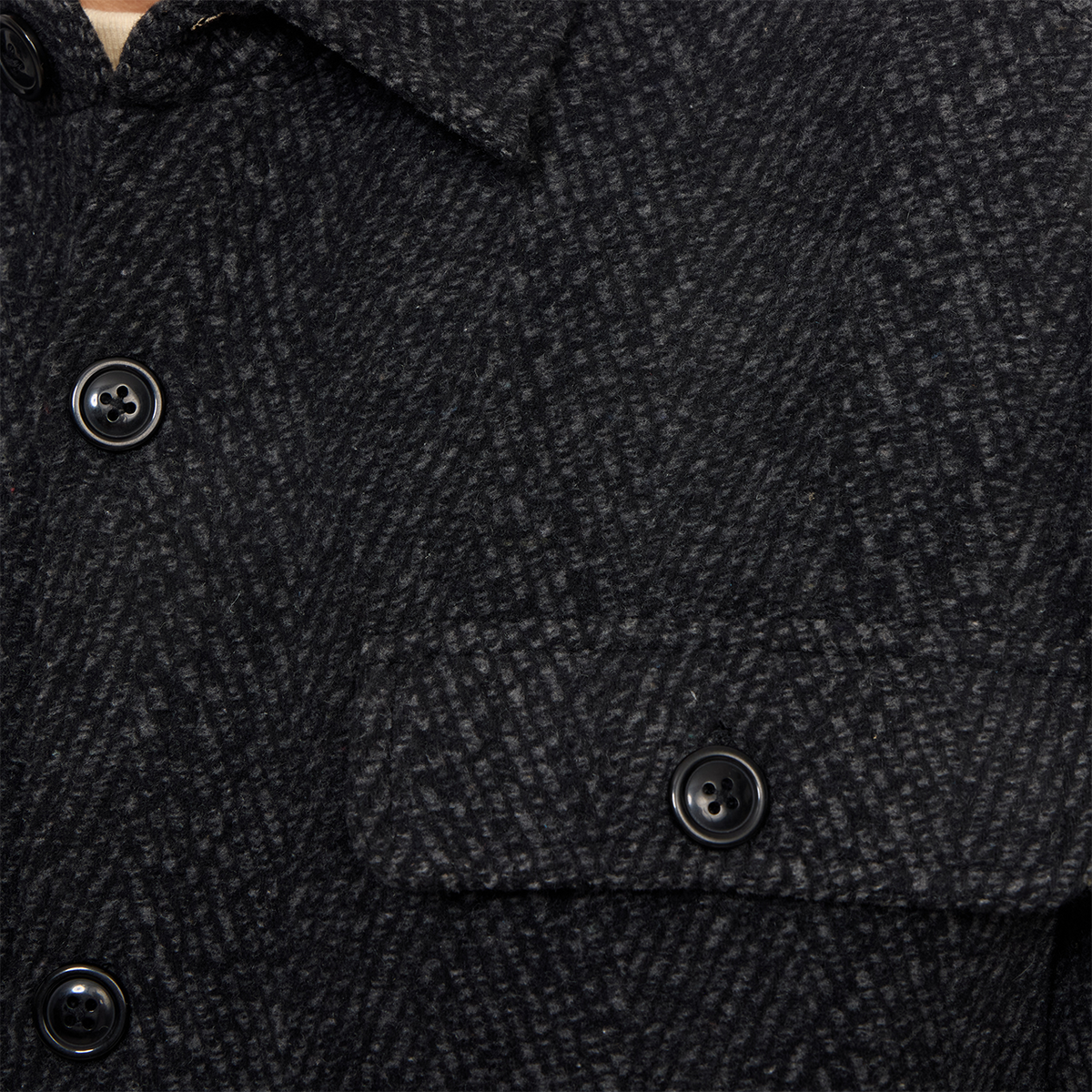 Bennett Herringbone Sherpa Lined Shacket