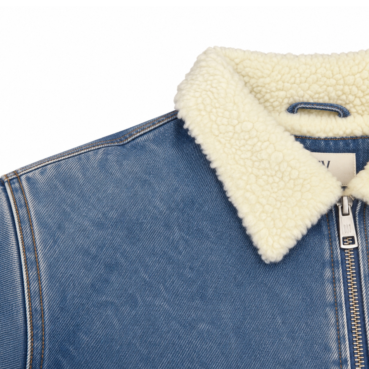 Gael Denim Zip Up Jacket