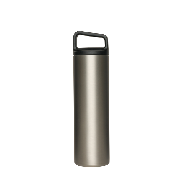 Climate+ Wide Mouth Bottle in silver, 20oz