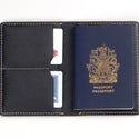 Decent Living Leather Passport Holder