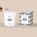 Winter Mantel Candle