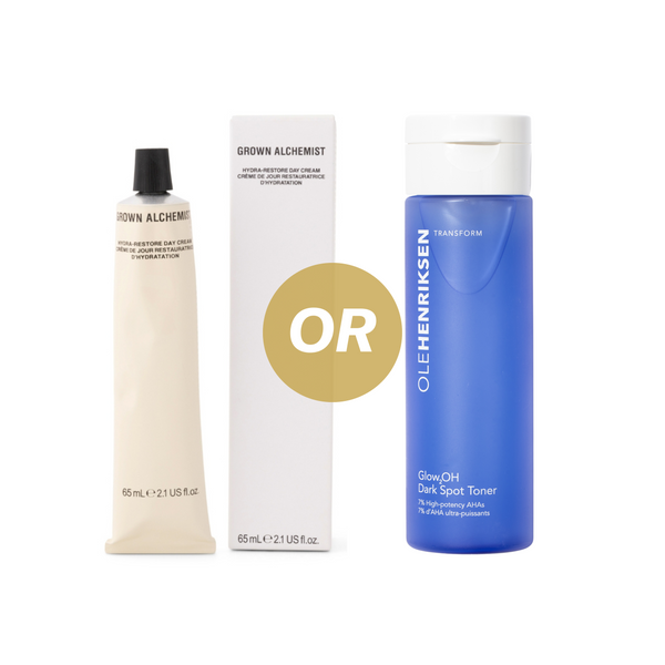 Members will receive Grown Alchemist
Day Cream or Ole Henriksen Toner