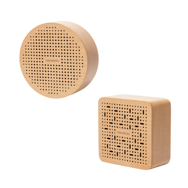Decent Living Wooden Speaker - Round or Square