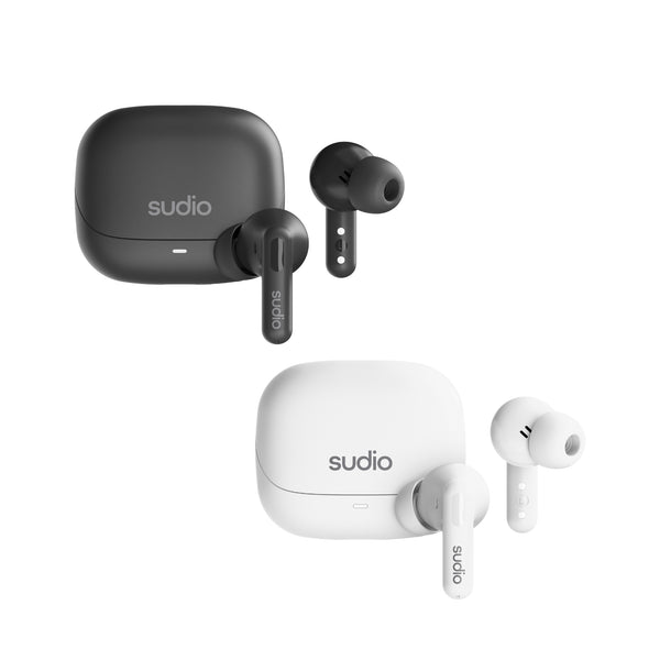 Sudio C8 The Go-To Noise-Cancelling Earbuds (You’ll receive either black OR white — $99 value)