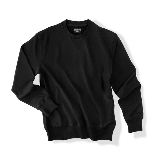 Terry Crew Sweatshirt in Black